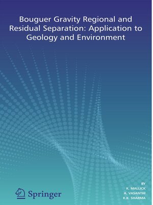 cover image of Bouguer Gravity Regional and Residual Separation